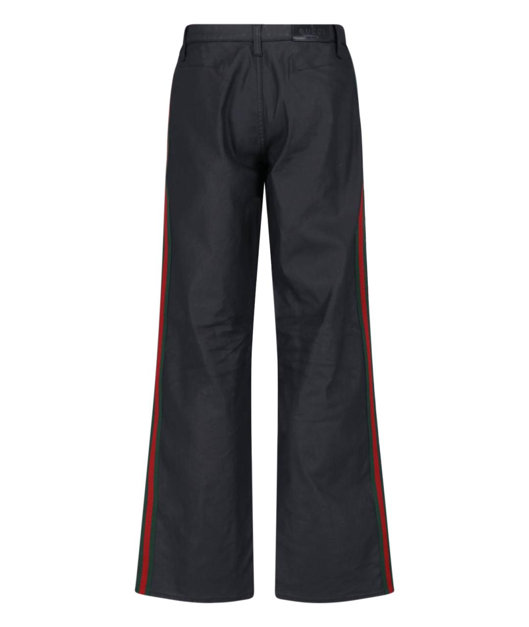 GUCCI Черные хлопковые джинсы, фото 2
