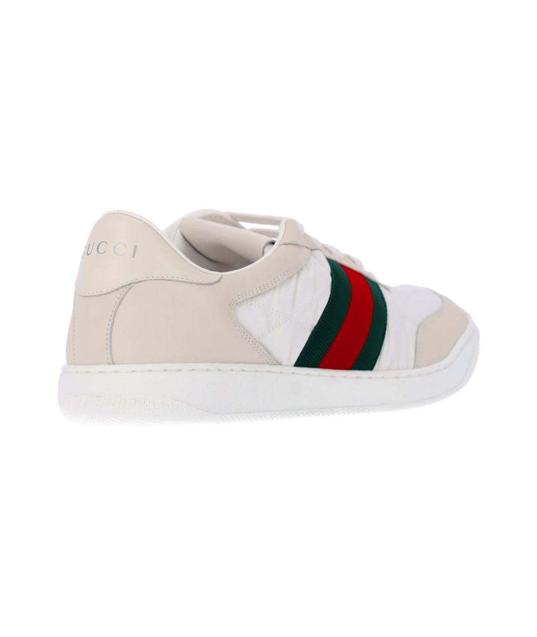 GUCCI Мульти текстильные низкие кроссовки / кеды, фото 4