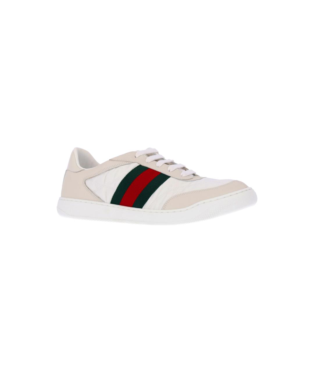 GUCCI Мульти текстильные низкие кроссовки / кеды, фото 2