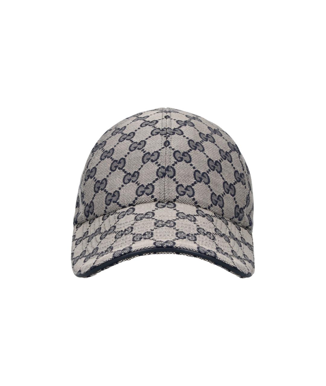 GUCCI Синяя синтетическая кепка, фото 1