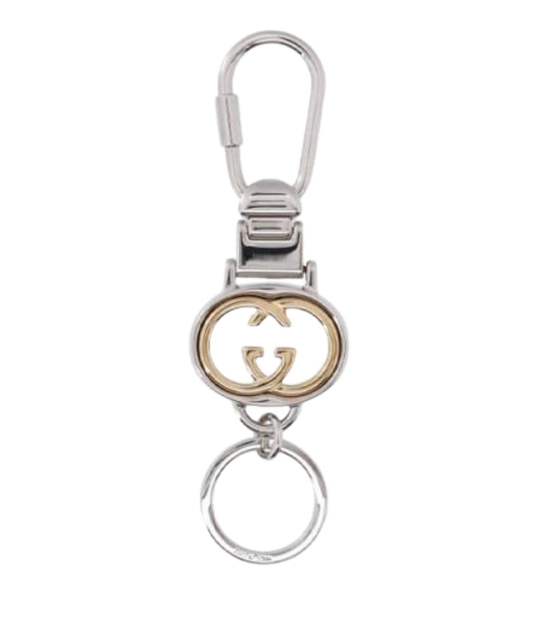 GUCCI Серебряный брелок, фото 1