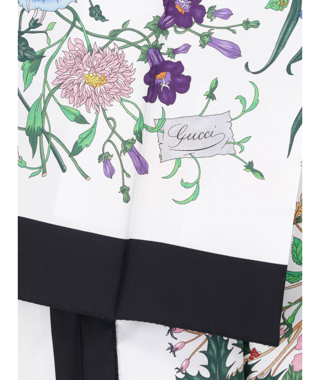 GUCCI Мульти шелковое коктейльное платье, фото 4