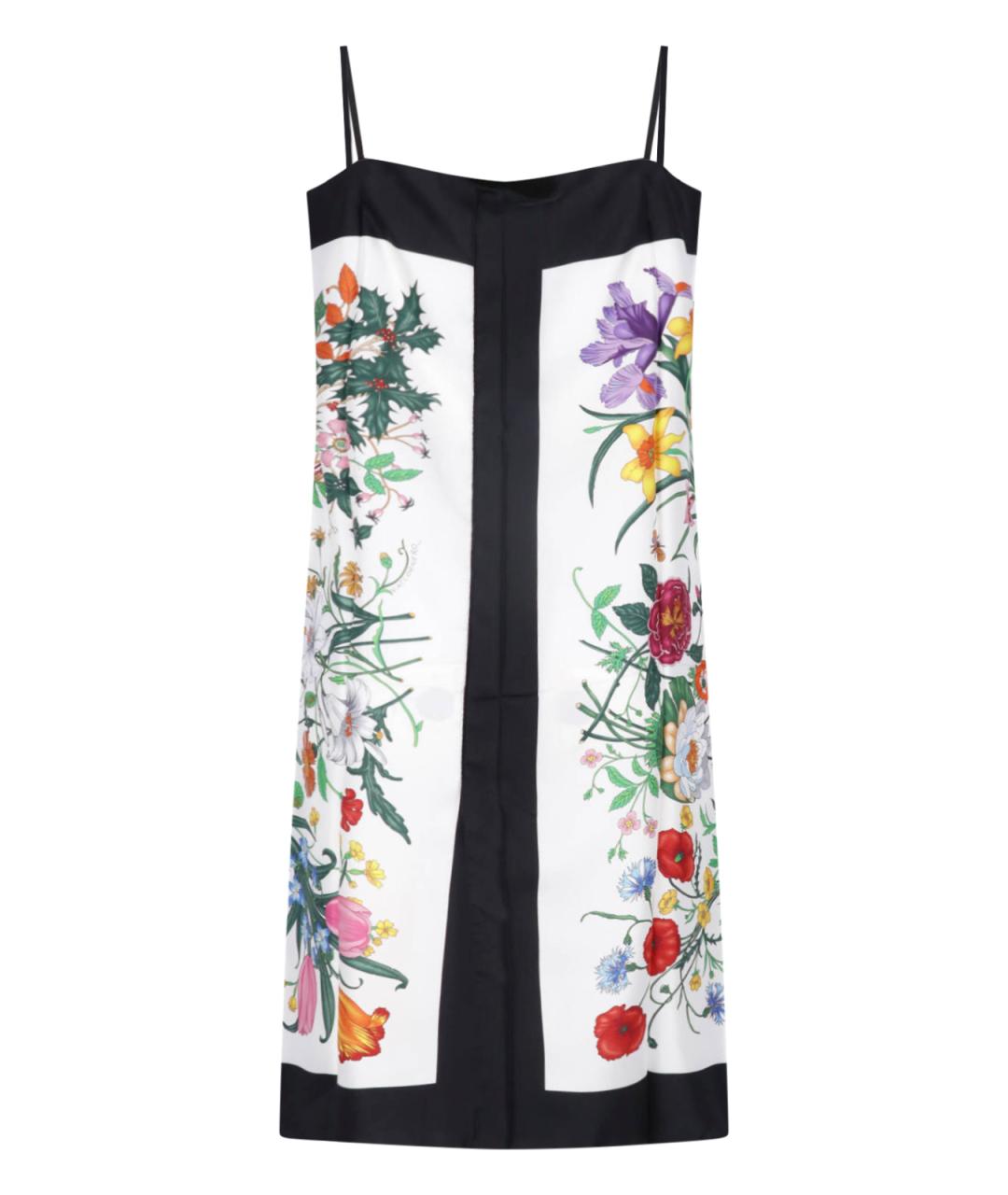 GUCCI Мульти шелковое коктейльное платье, фото 2