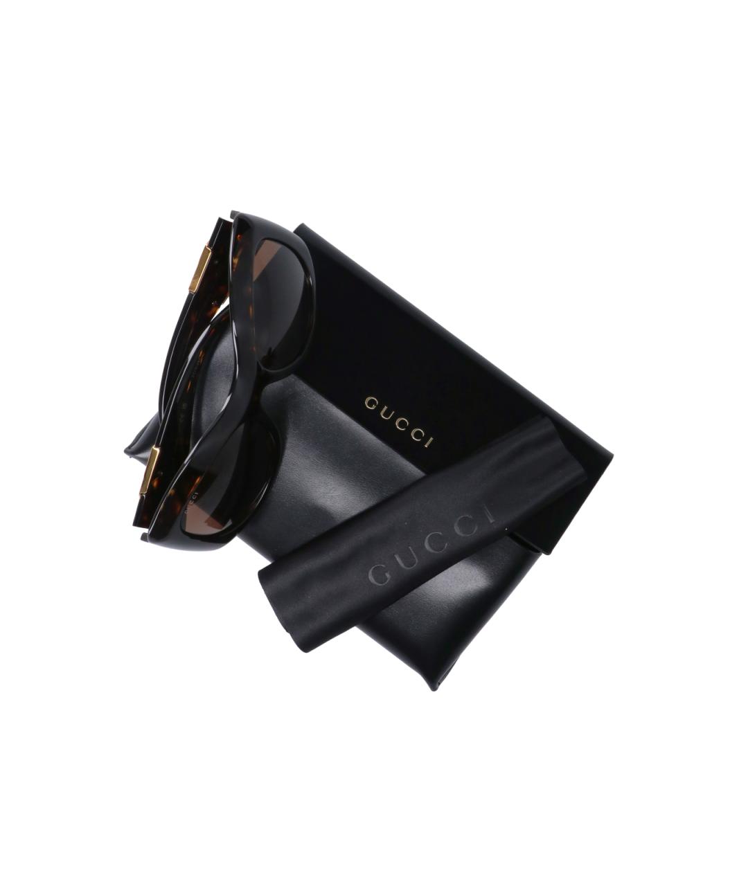 GUCCI Коричневые солнцезащитные очки, фото 3
