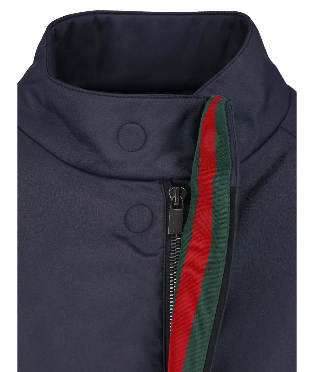 GUCCI Черная полиамидовая куртка, фото 4