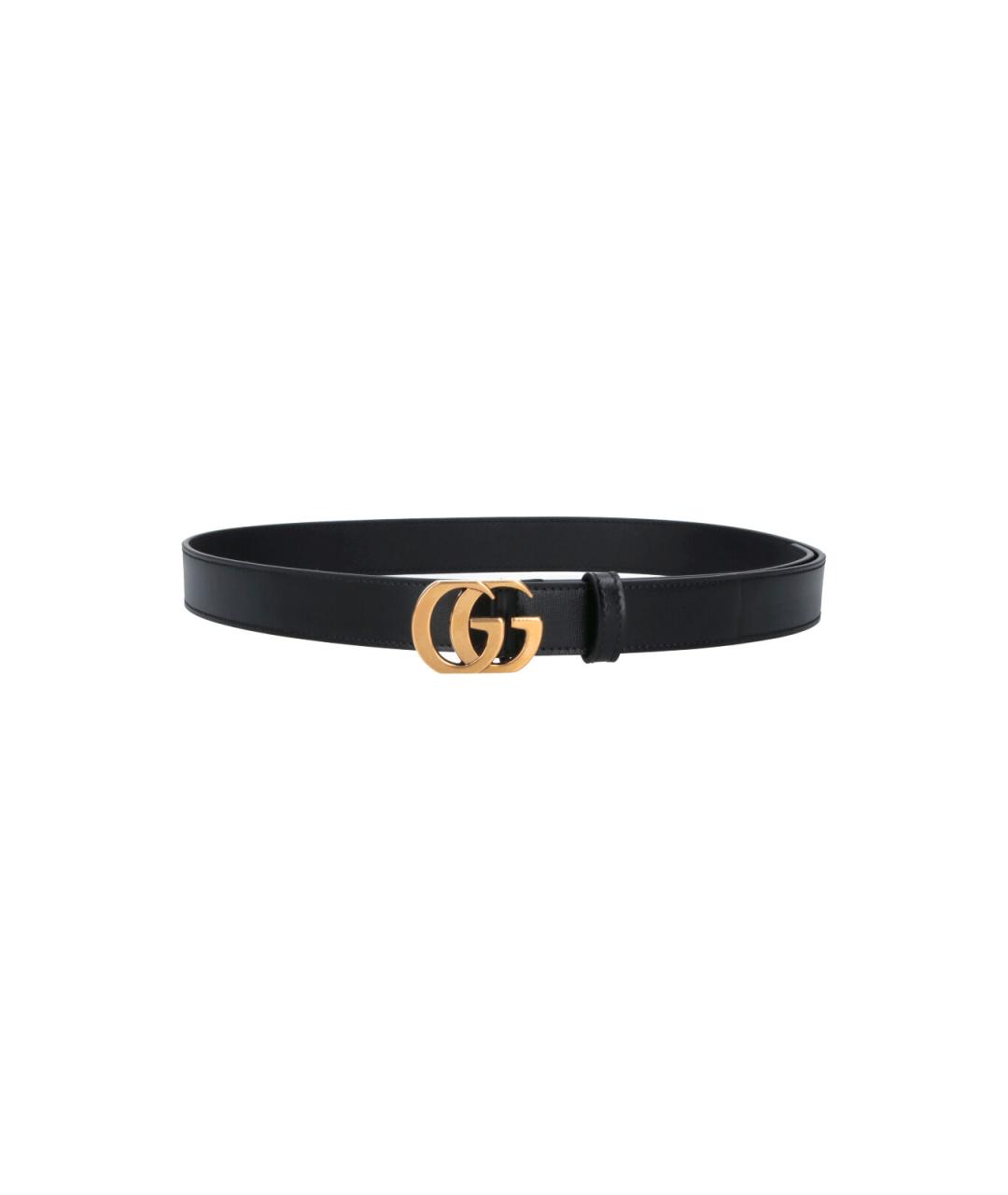 GUCCI Черный кожаный ремень, фото 4