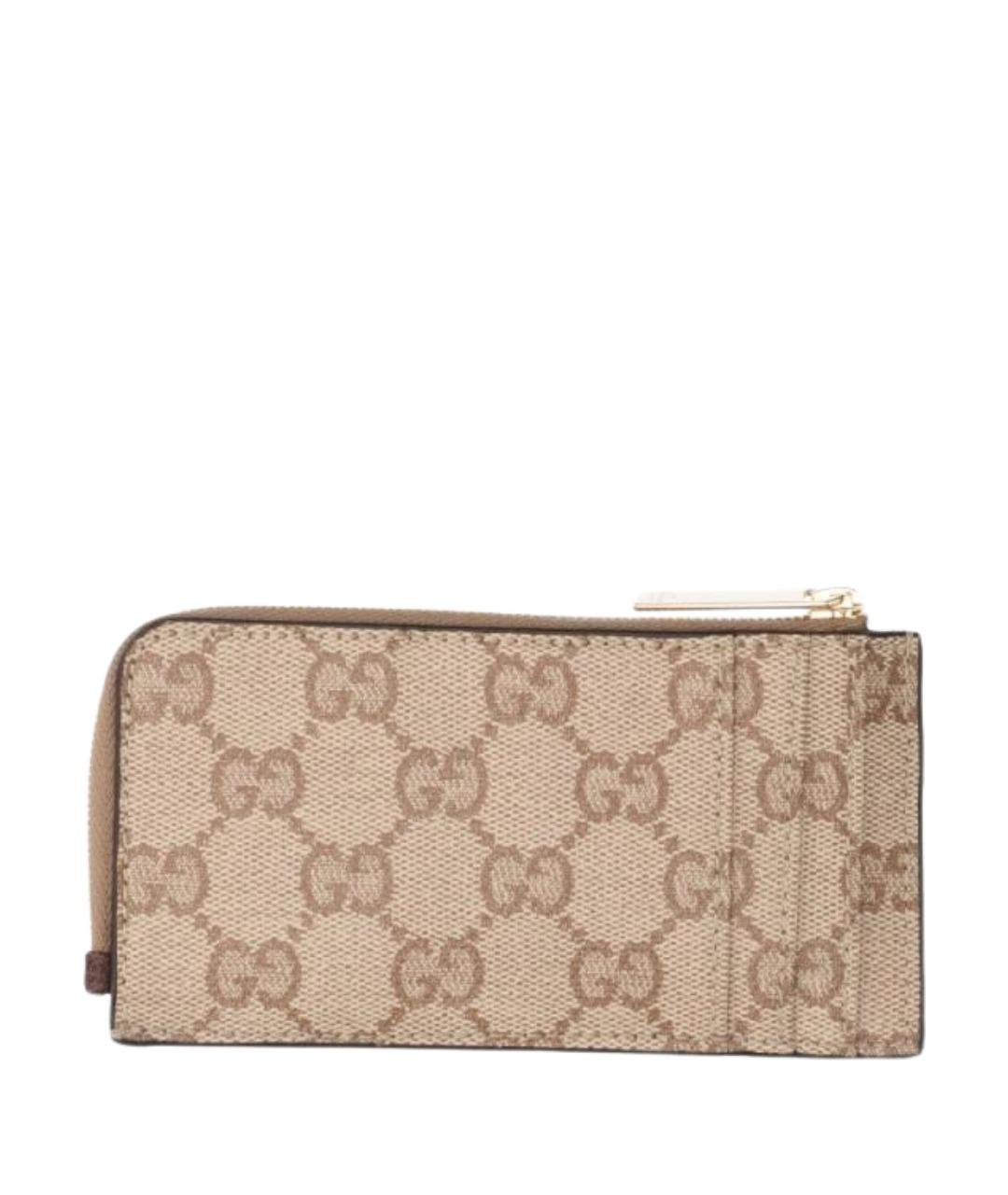 GUCCI Бежевый кардхолдер, фото 1