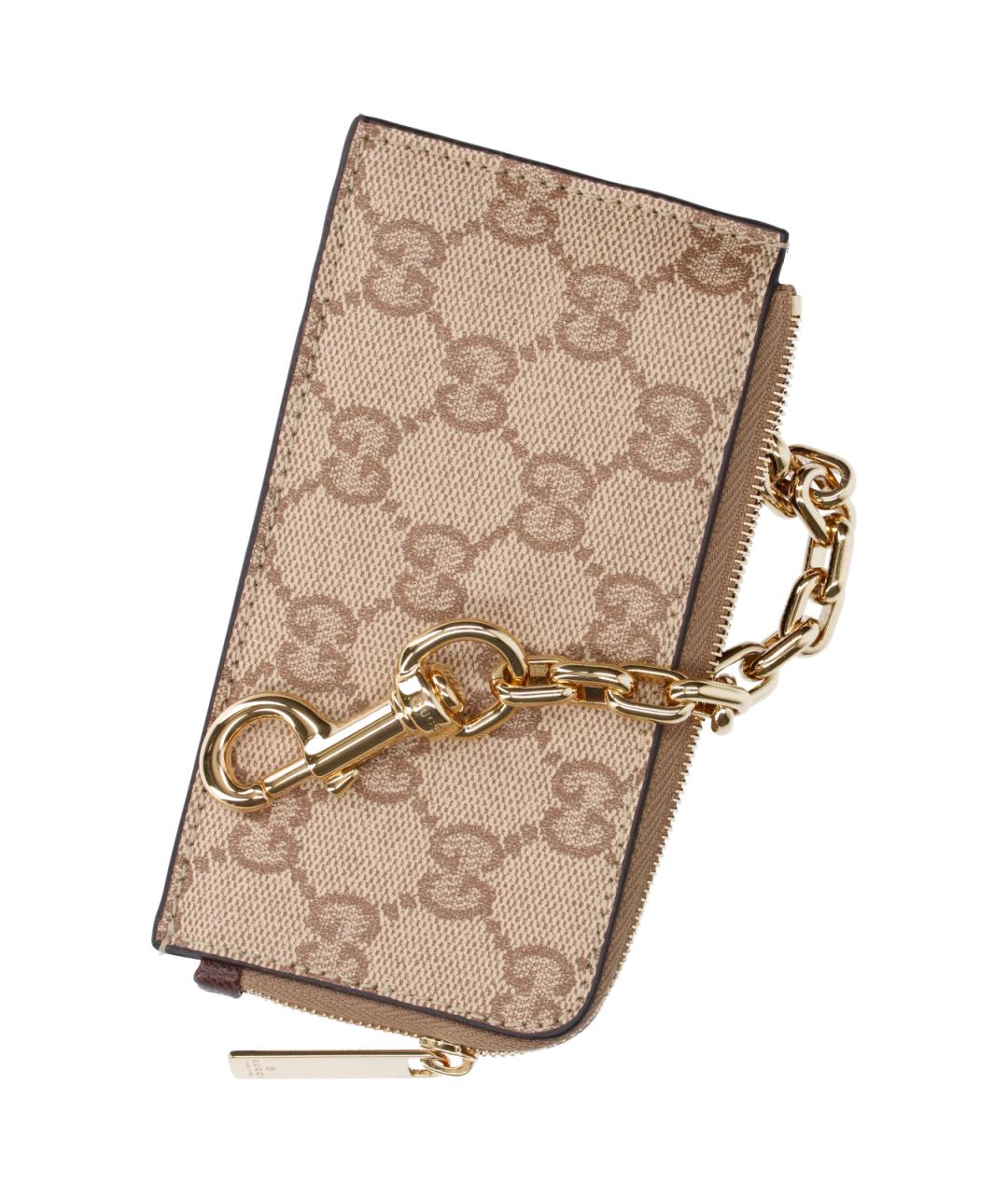 GUCCI Бежевый кардхолдер, фото 5