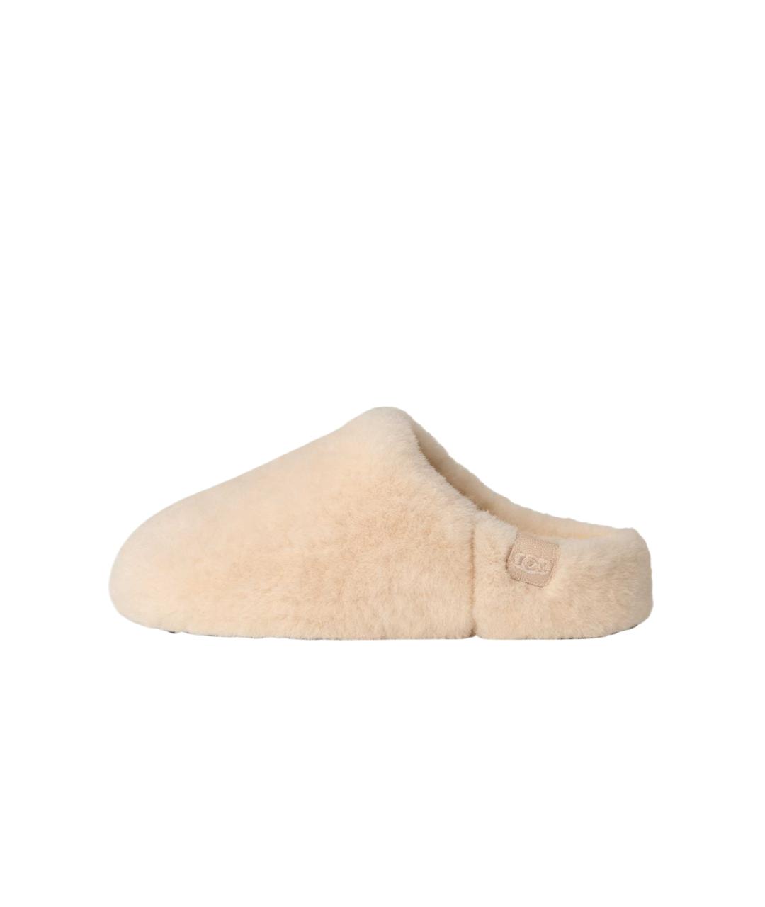 UGG Бежевые мюли, фото 2