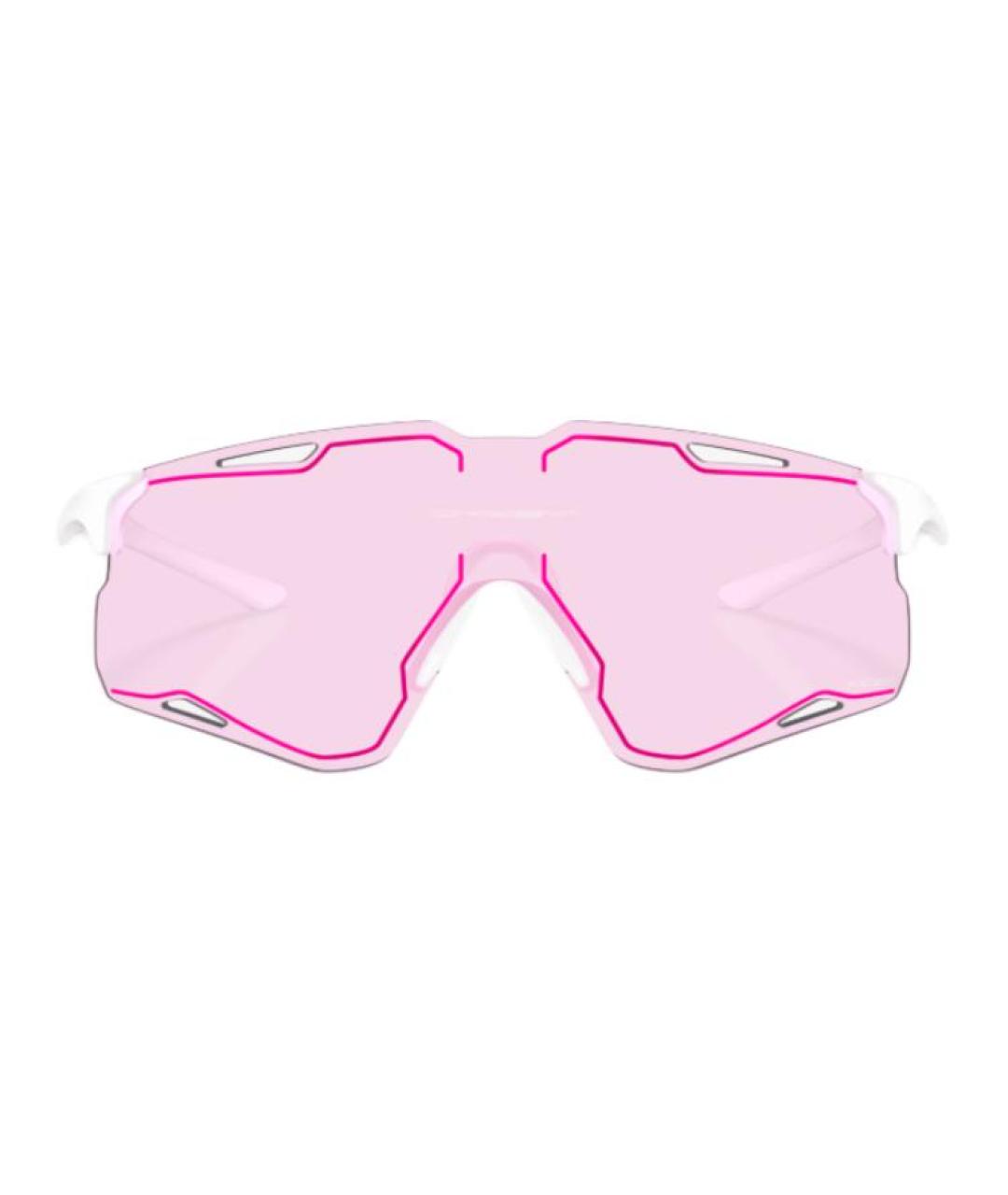 OAKLEY Белые пластиковые солнцезащитные очки, фото 2