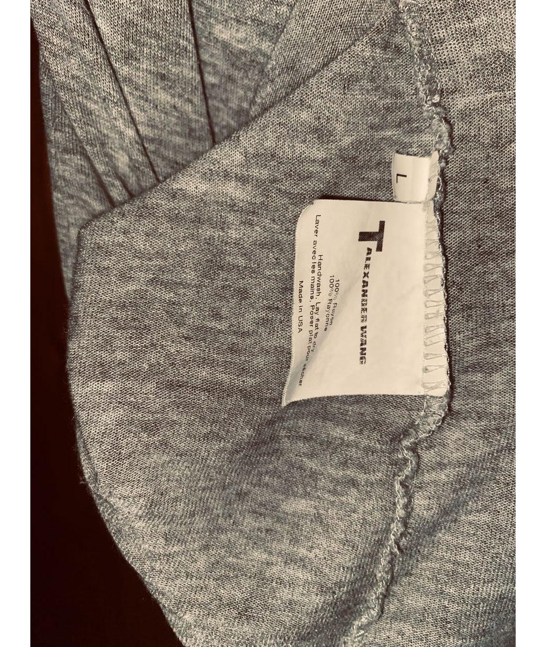 ALEXANDER WANG Серое платье, фото 4
