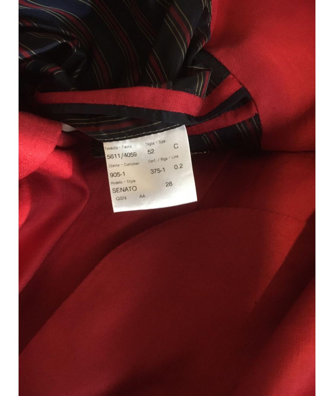 BRIONI Красный льняной пиджак, фото 6