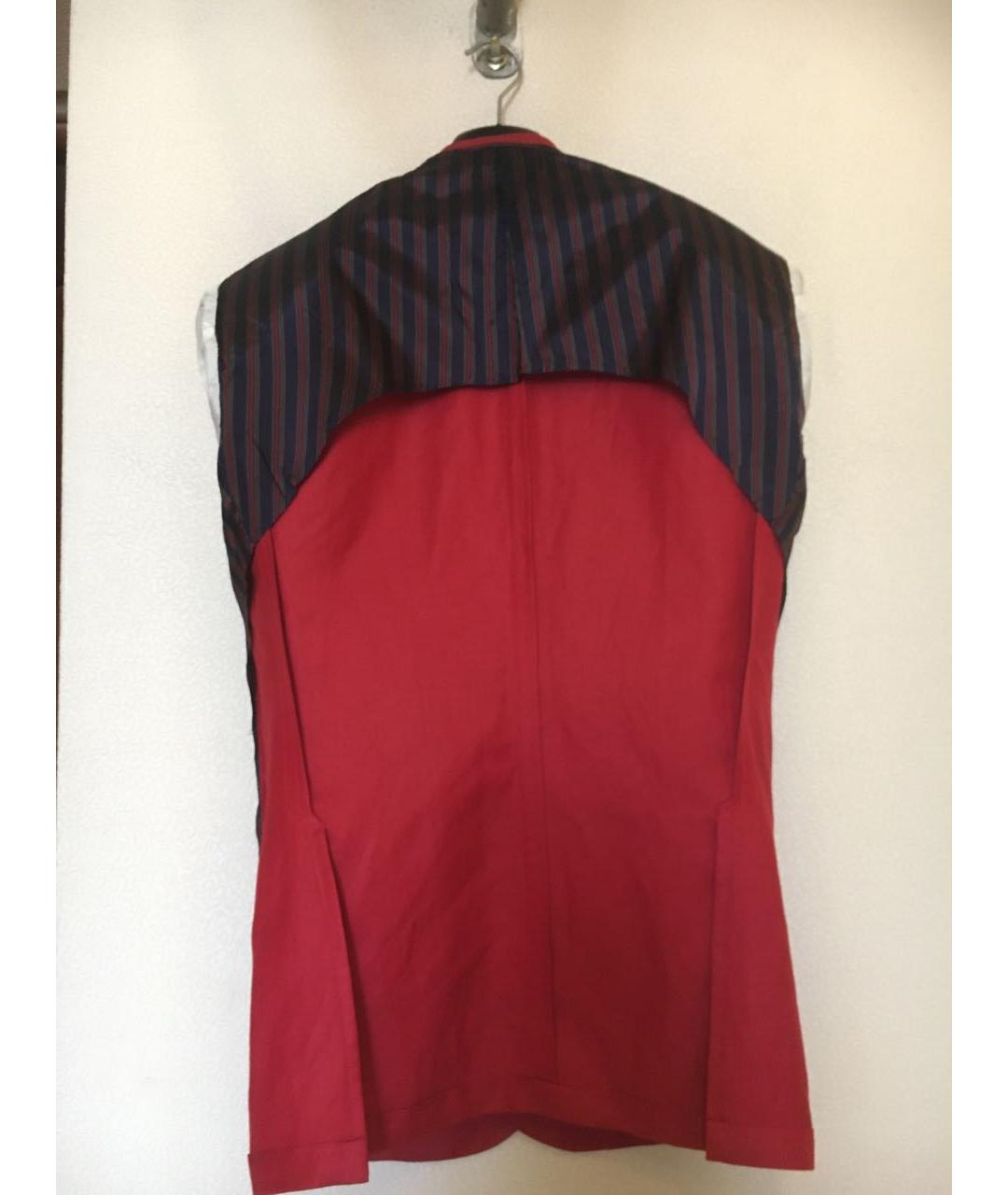 BRIONI Красный льняной пиджак, фото 4