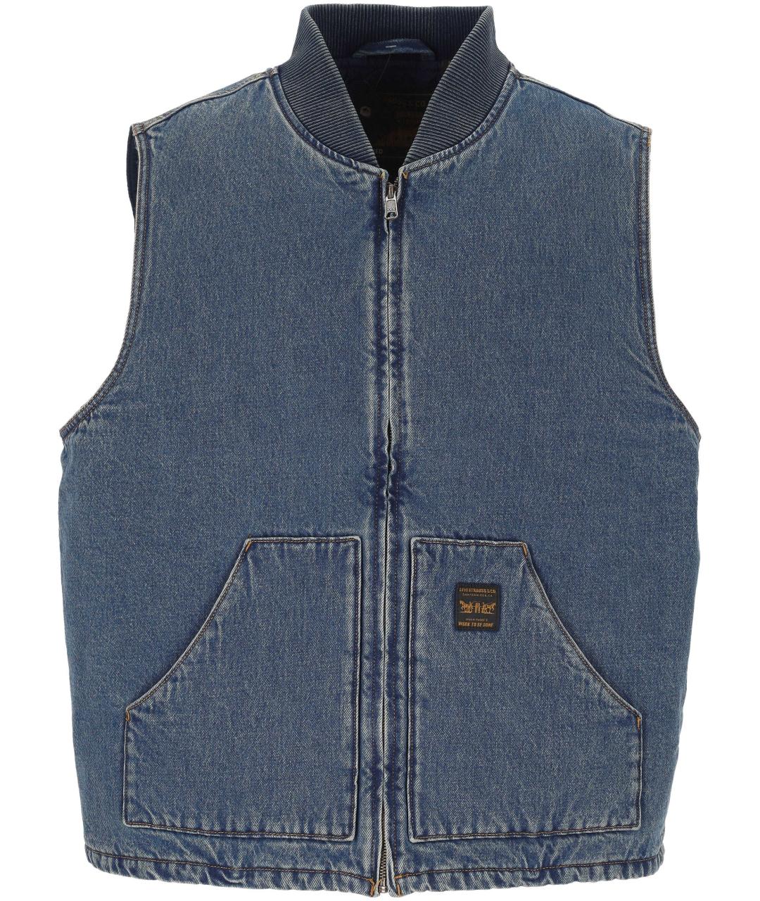 LEVI'S Синий жилет, фото 1