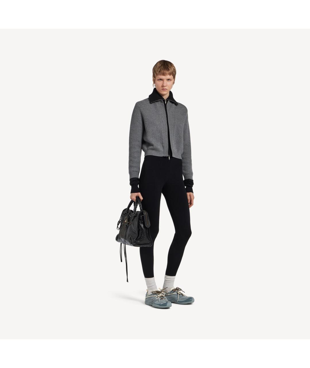 BALENCIAGA Голубые замшевые кроссовки, фото 7
