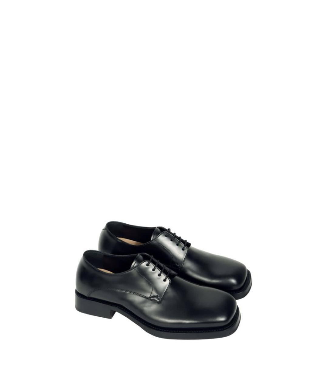 BOTTEGA VENETA Черные кожаные туфли, фото 2