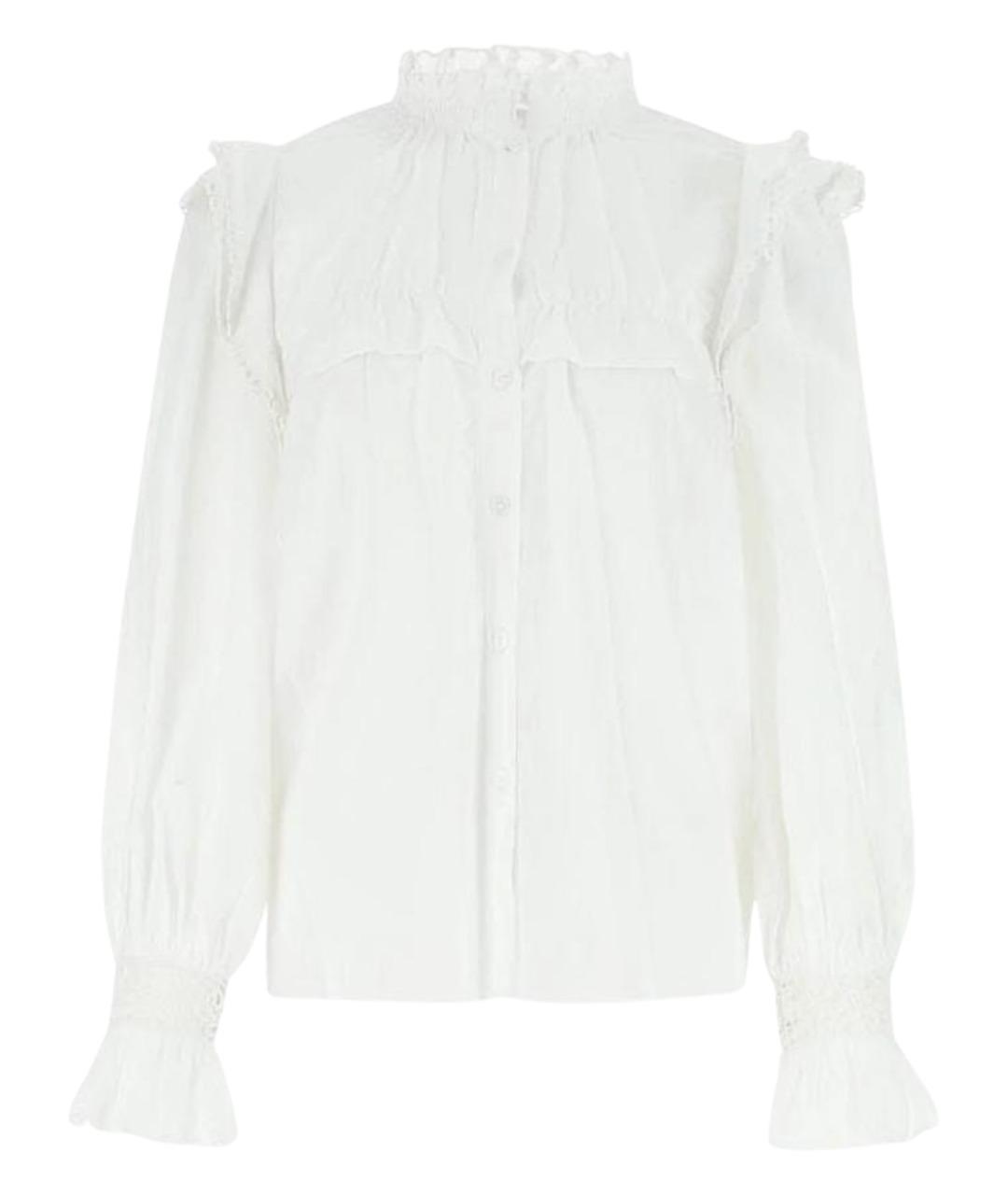 ISABEL MARANT ETOILE Белая хлопковая рубашка, фото 1
