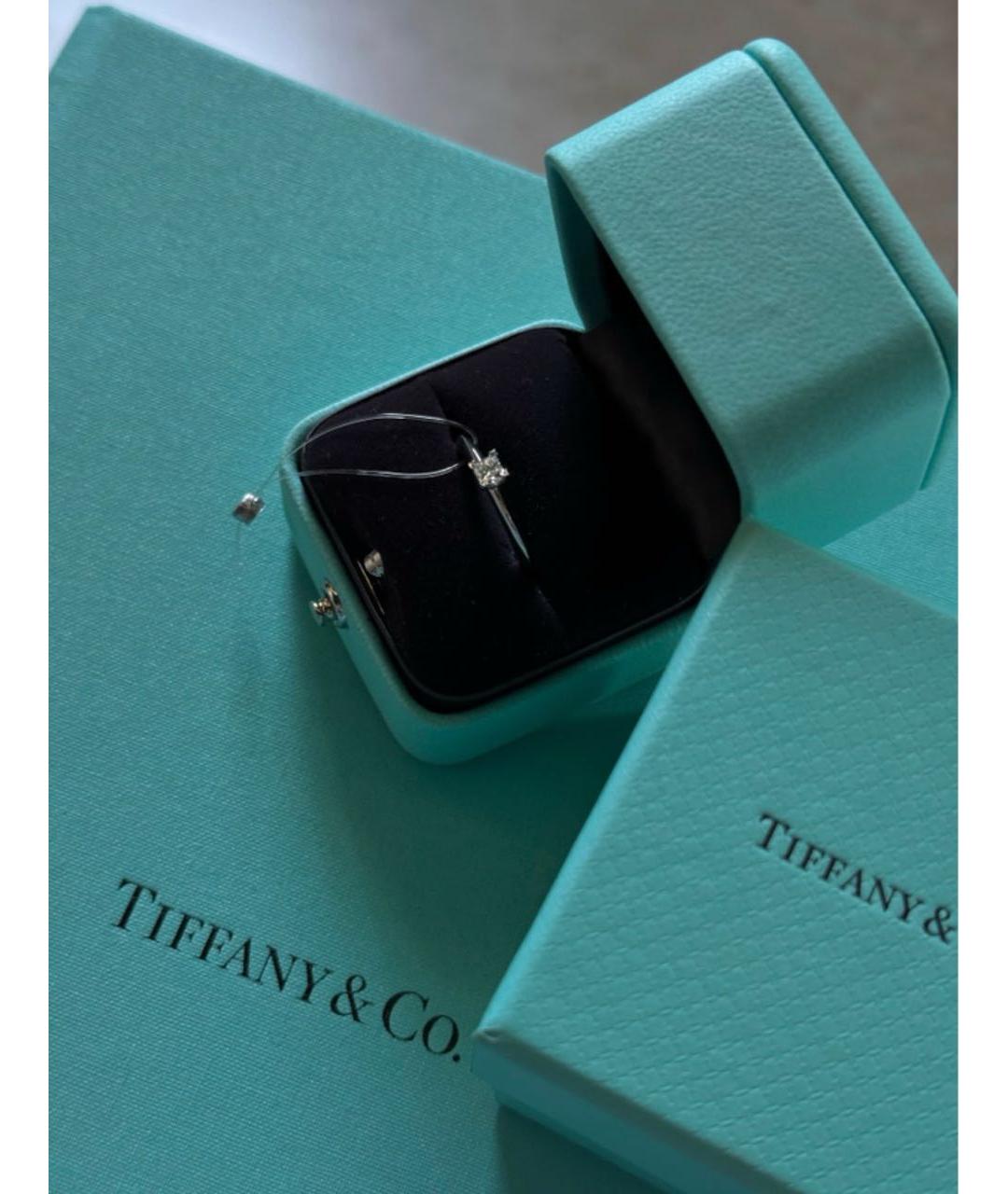 TIFFANY&CO Белое платиновое кольцо, фото 2