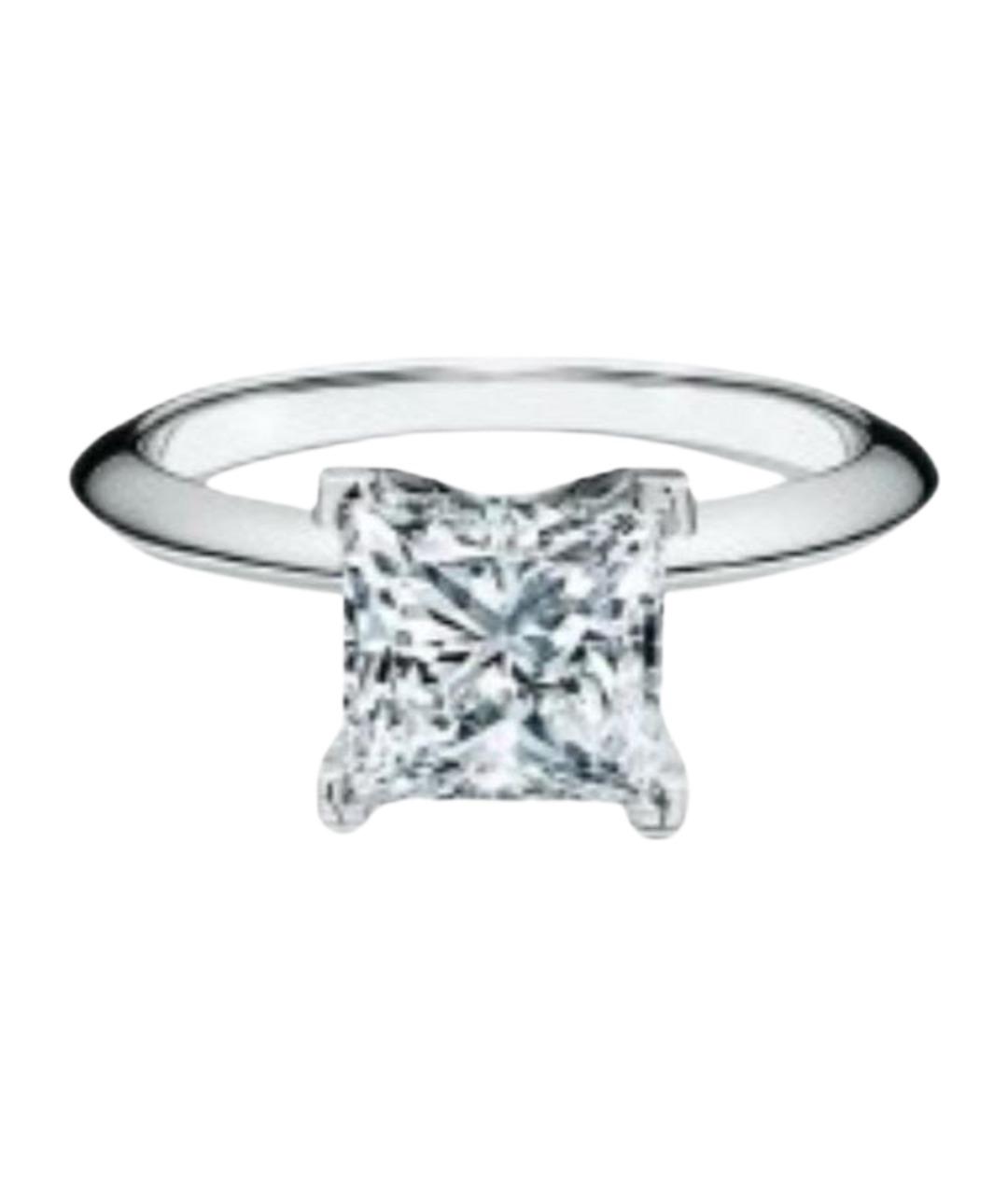 TIFFANY&CO Белое платиновое кольцо, фото 1