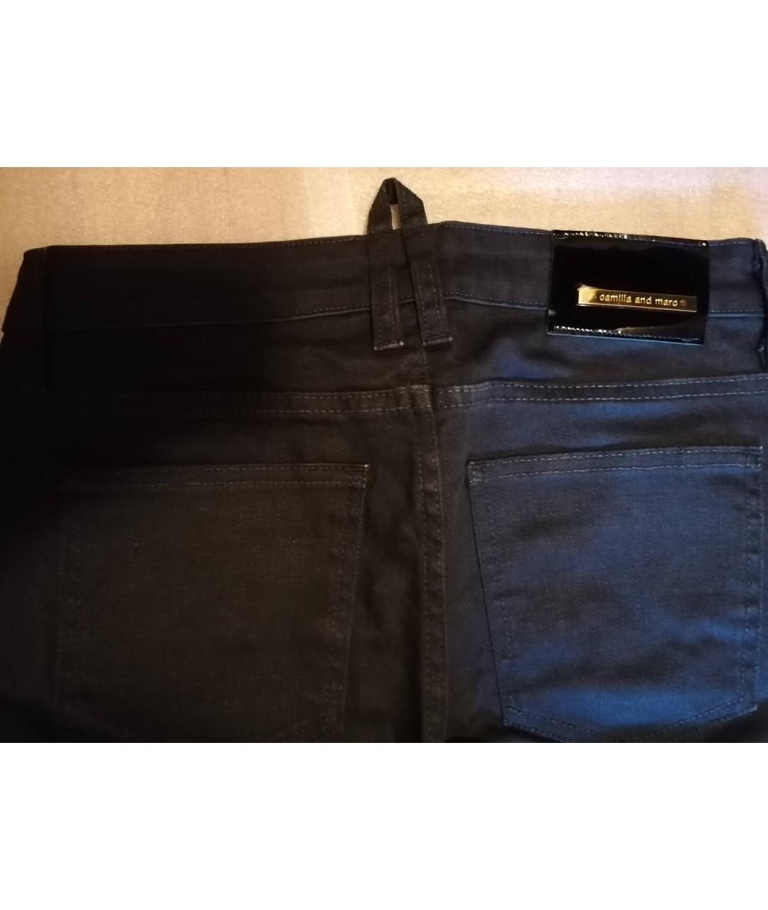 CAMILLA AND MARC Черные хлопко-эластановые джинсы слим, фото 6