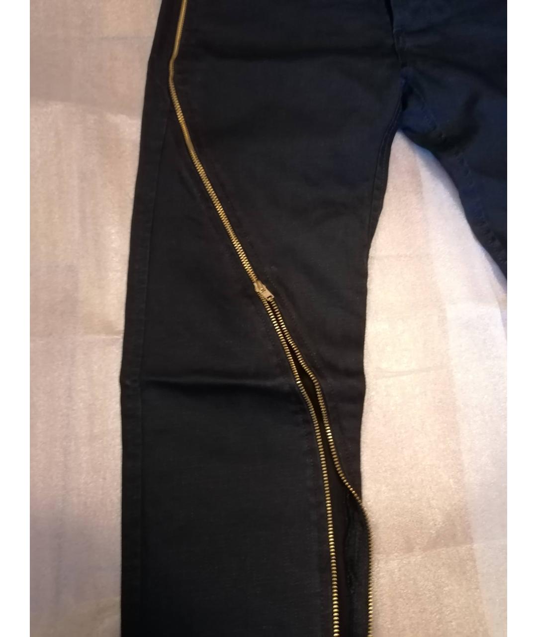 CAMILLA AND MARC Черные хлопко-эластановые джинсы слим, фото 9