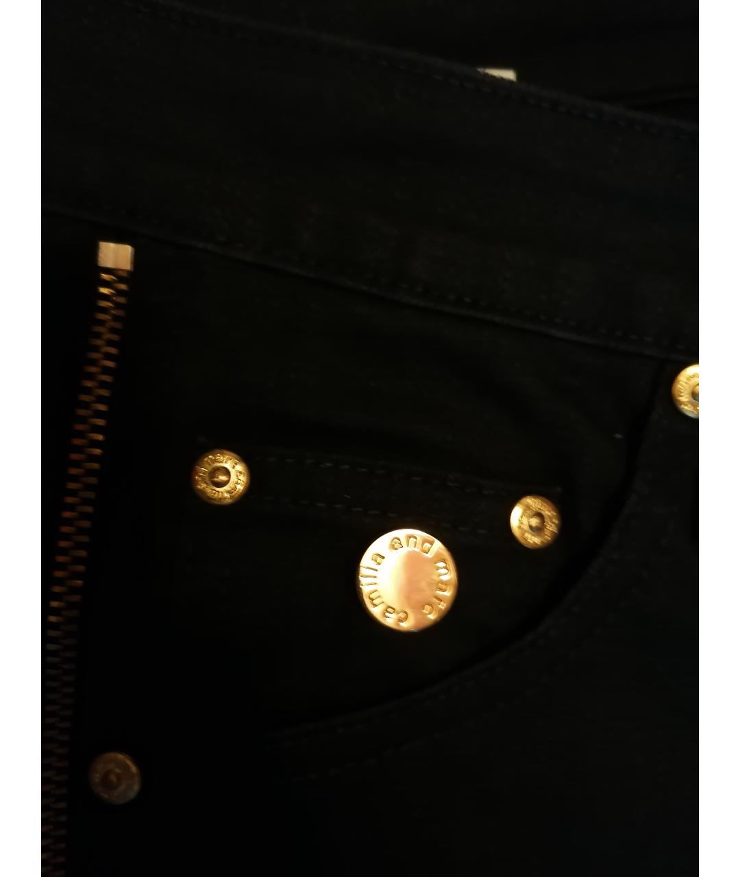 CAMILLA AND MARC Черные хлопко-эластановые джинсы слим, фото 8
