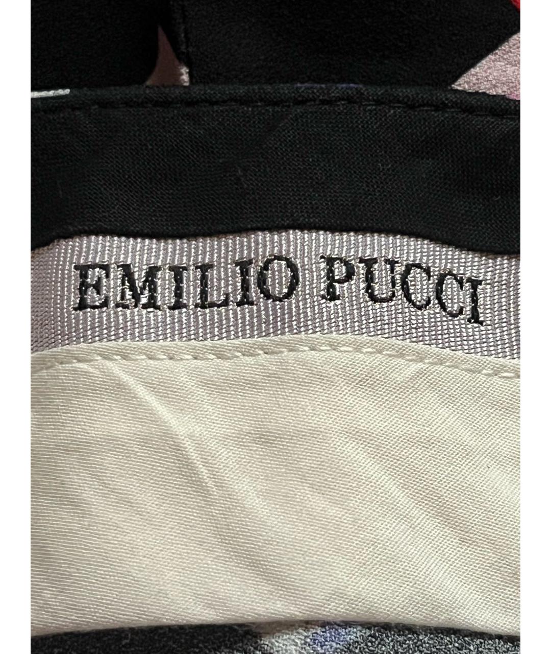EMILIO PUCCI Мульти вискозные брюки широкие, фото 4