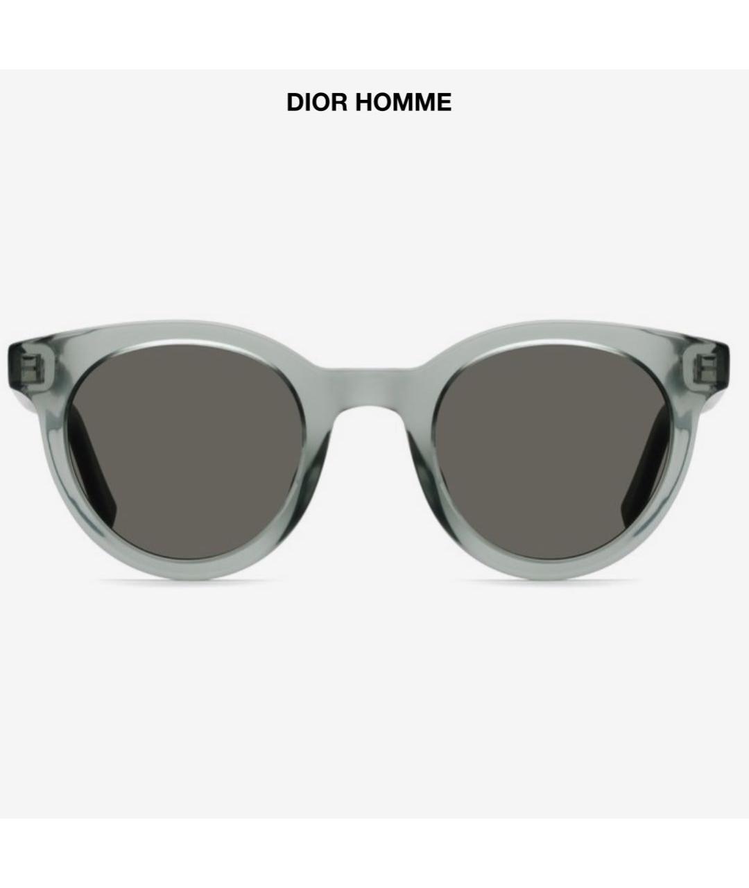 CHRISTIAN DIOR Зеленые пластиковые солнцезащитные очки, фото 2