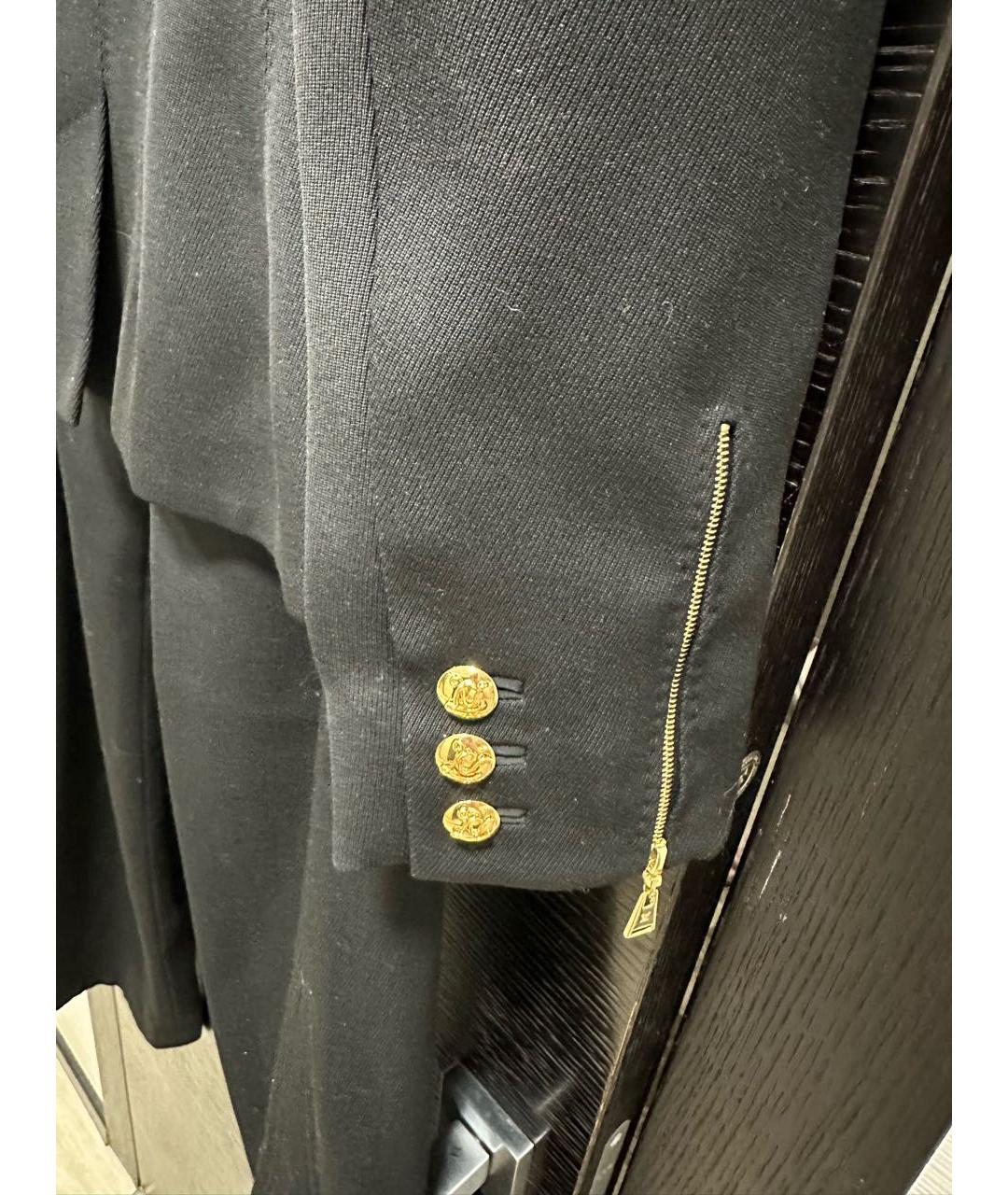 LOUIS VUITTON Черный шерстяной костюм с брюками, фото 6