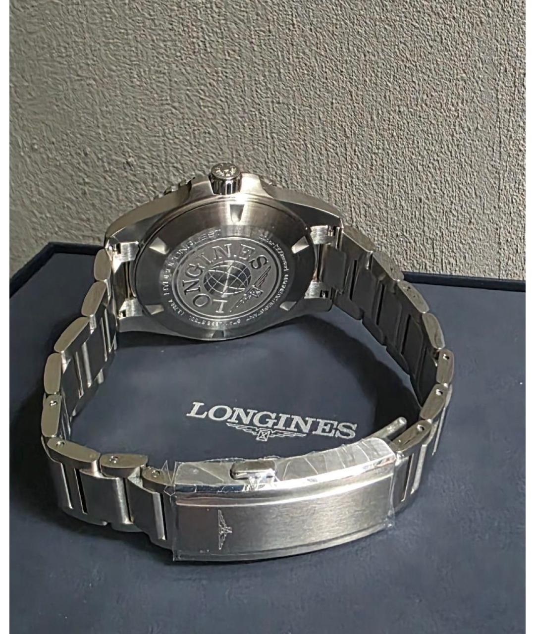 LONGINES Серебряные стальные часы, фото 3