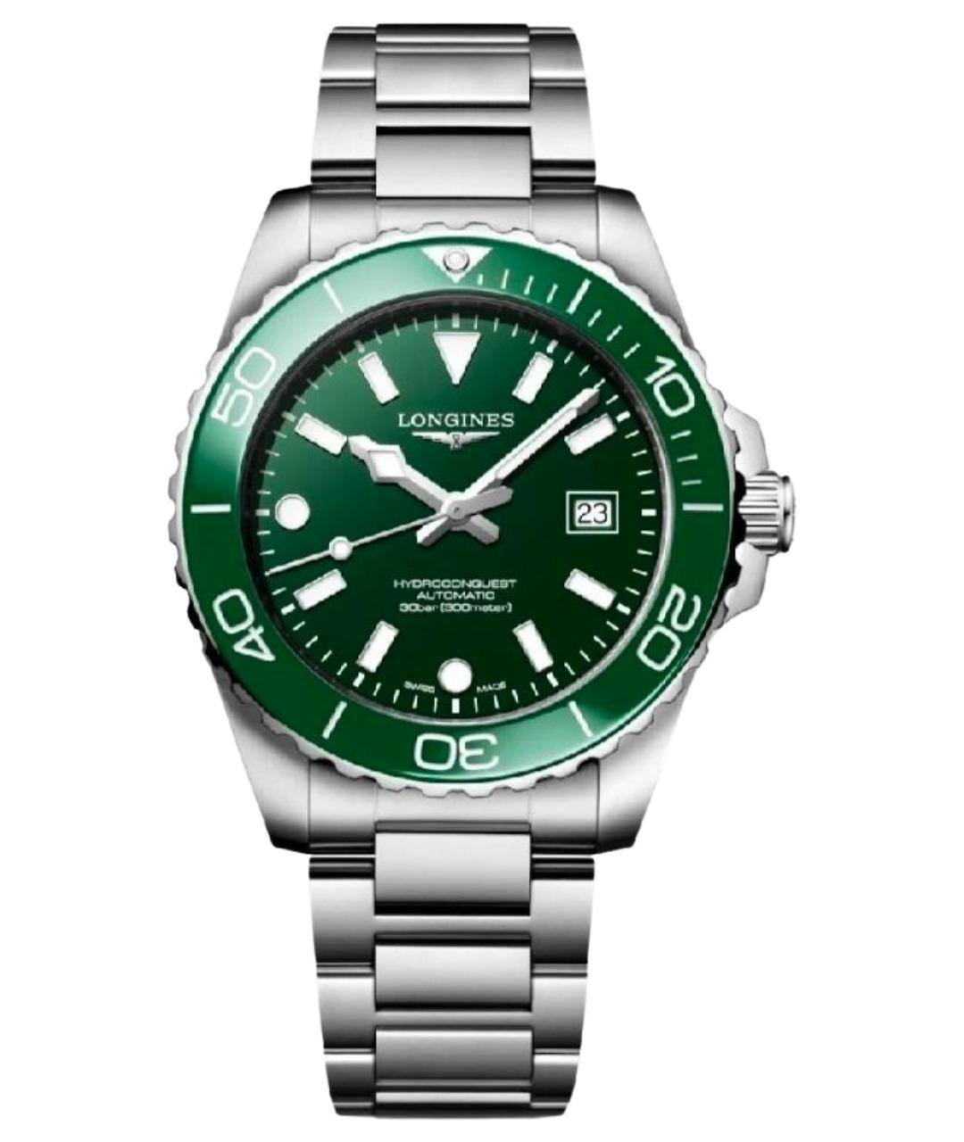 LONGINES Серебряные стальные часы, фото 1