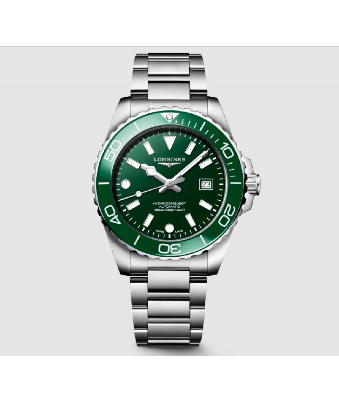 LONGINES Серебряные стальные часы, фото 8