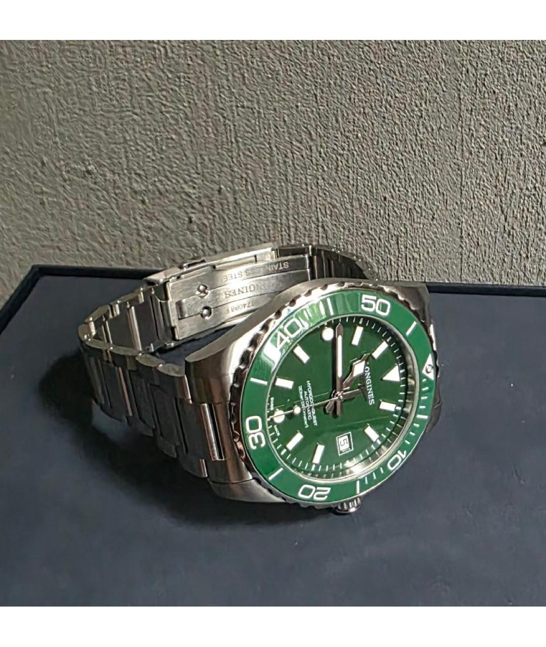 LONGINES Серебряные стальные часы, фото 5