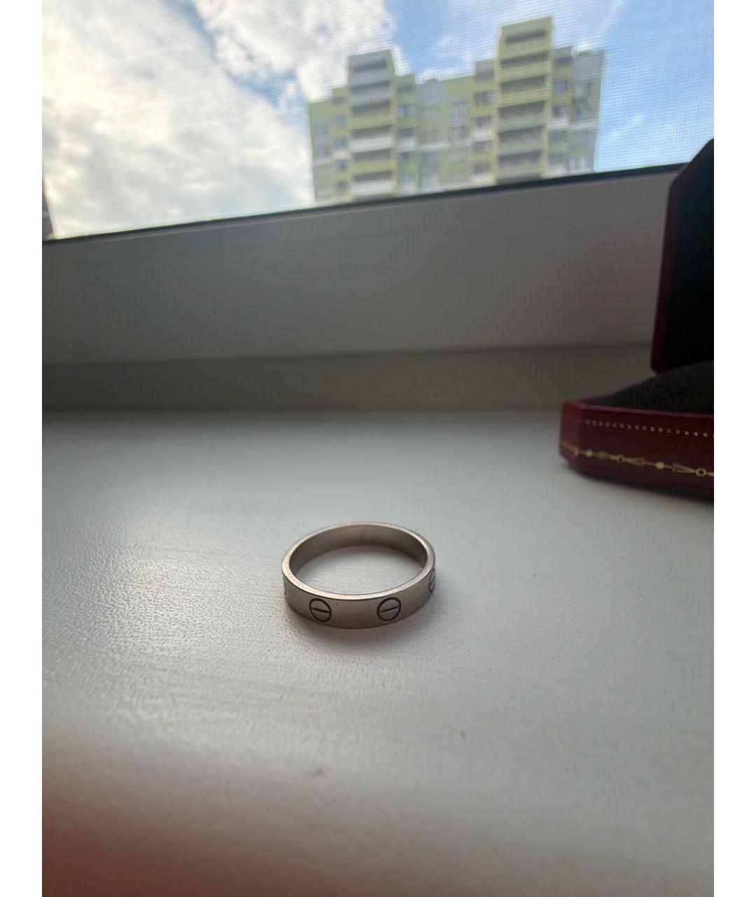 CARTIER Серебряное кольцо из белого золота, фото 2