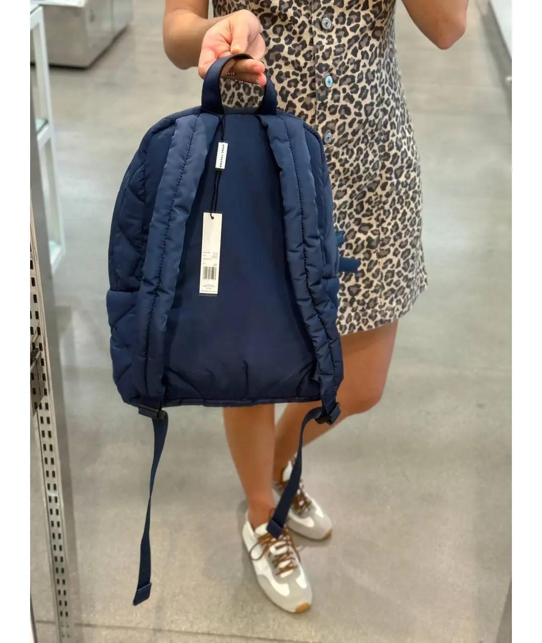 MARC JACOBS Темно-синий нейлоновый рюкзак, фото 7