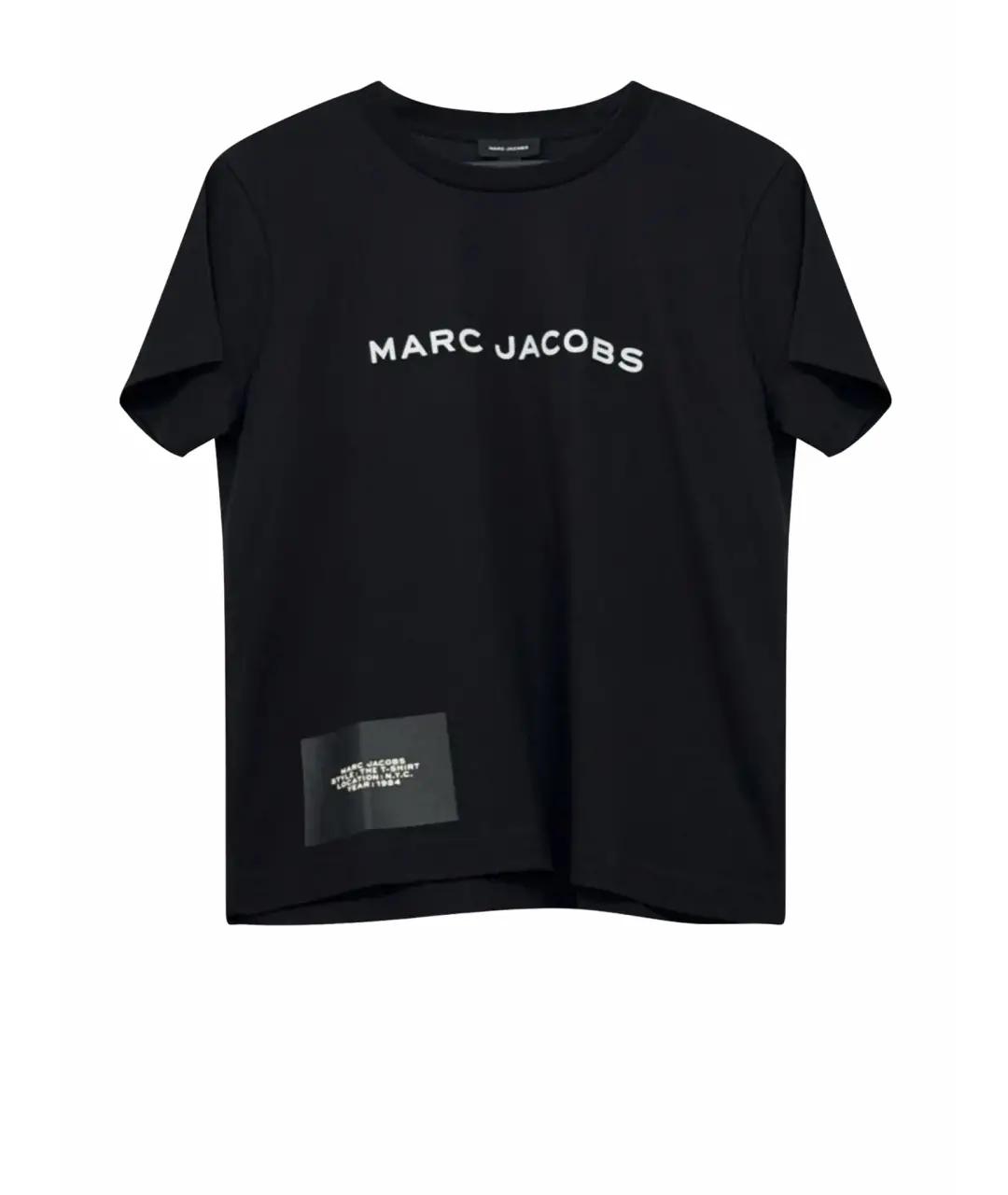 MARC JACOBS Черная хлопковая футболка, фото 5