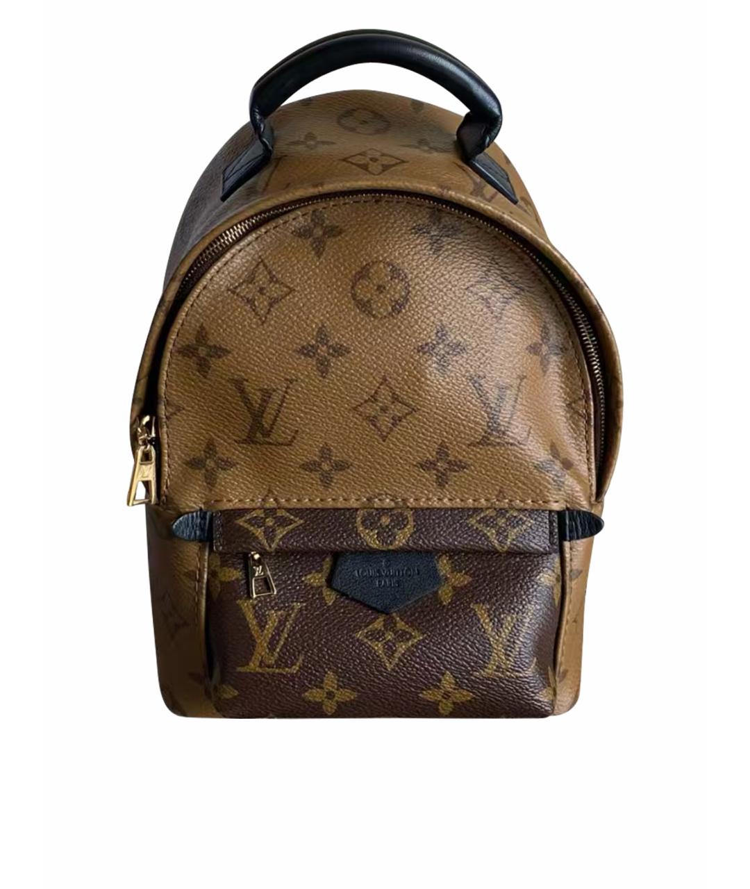 LOUIS VUITTON Коричневый рюкзак из канвы, фото 1