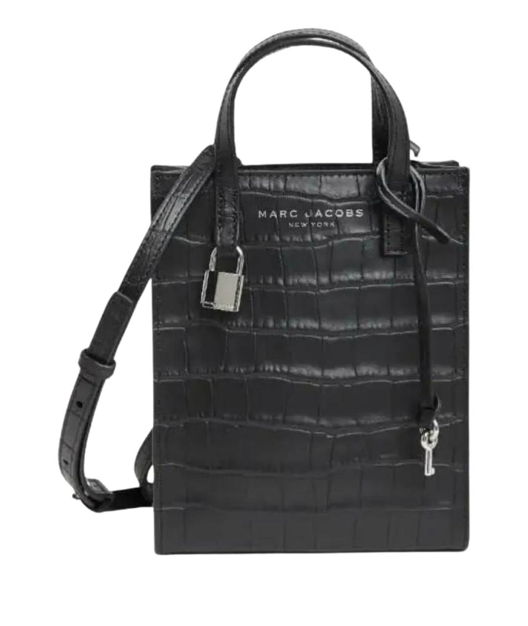MARC JACOBS Черная кожаная сумка через плечо, фото 1