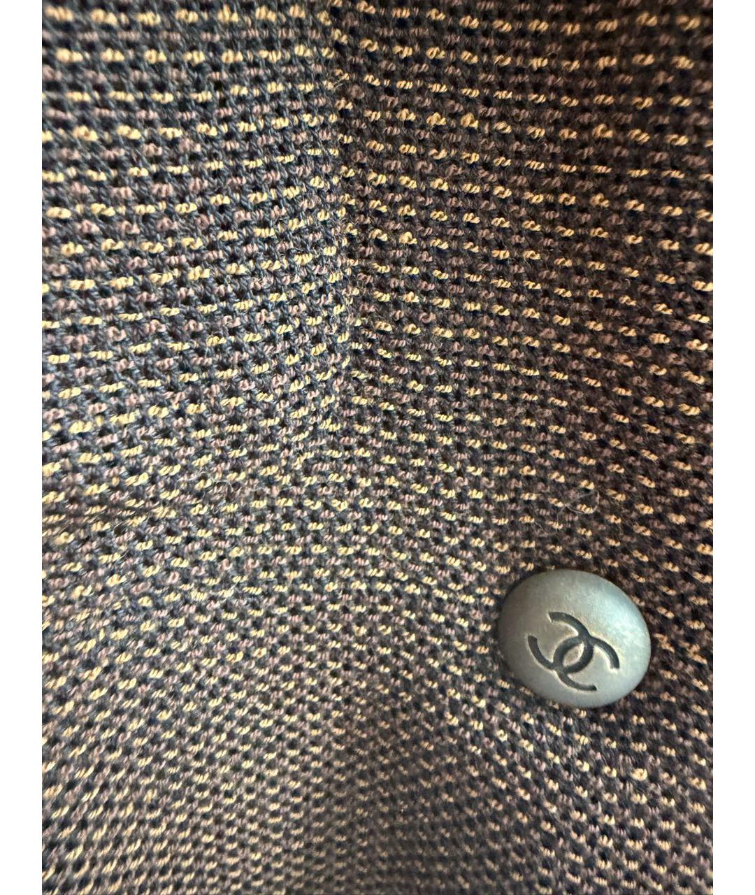 CHANEL Коричневый костюм с брюками, фото 8
