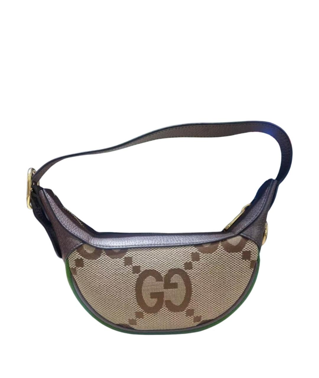 GUCCI Коричневая сумка через плечо, фото 1