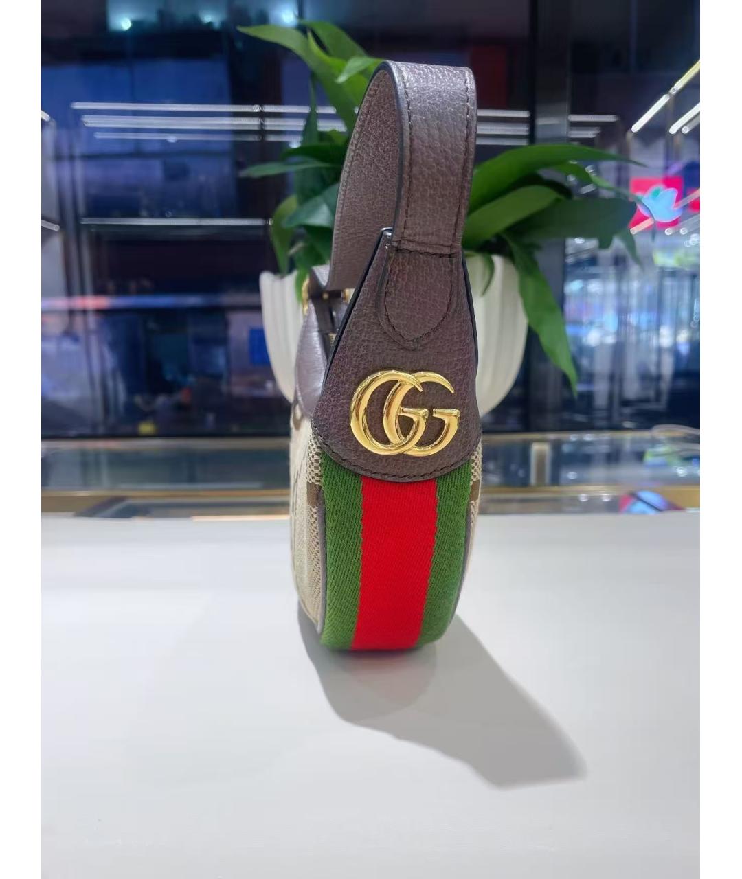 GUCCI Коричневая сумка через плечо, фото 4