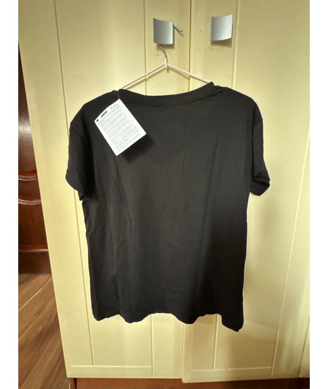 ARMANI EXCHANGE Черная хлопковая футболка, фото 2