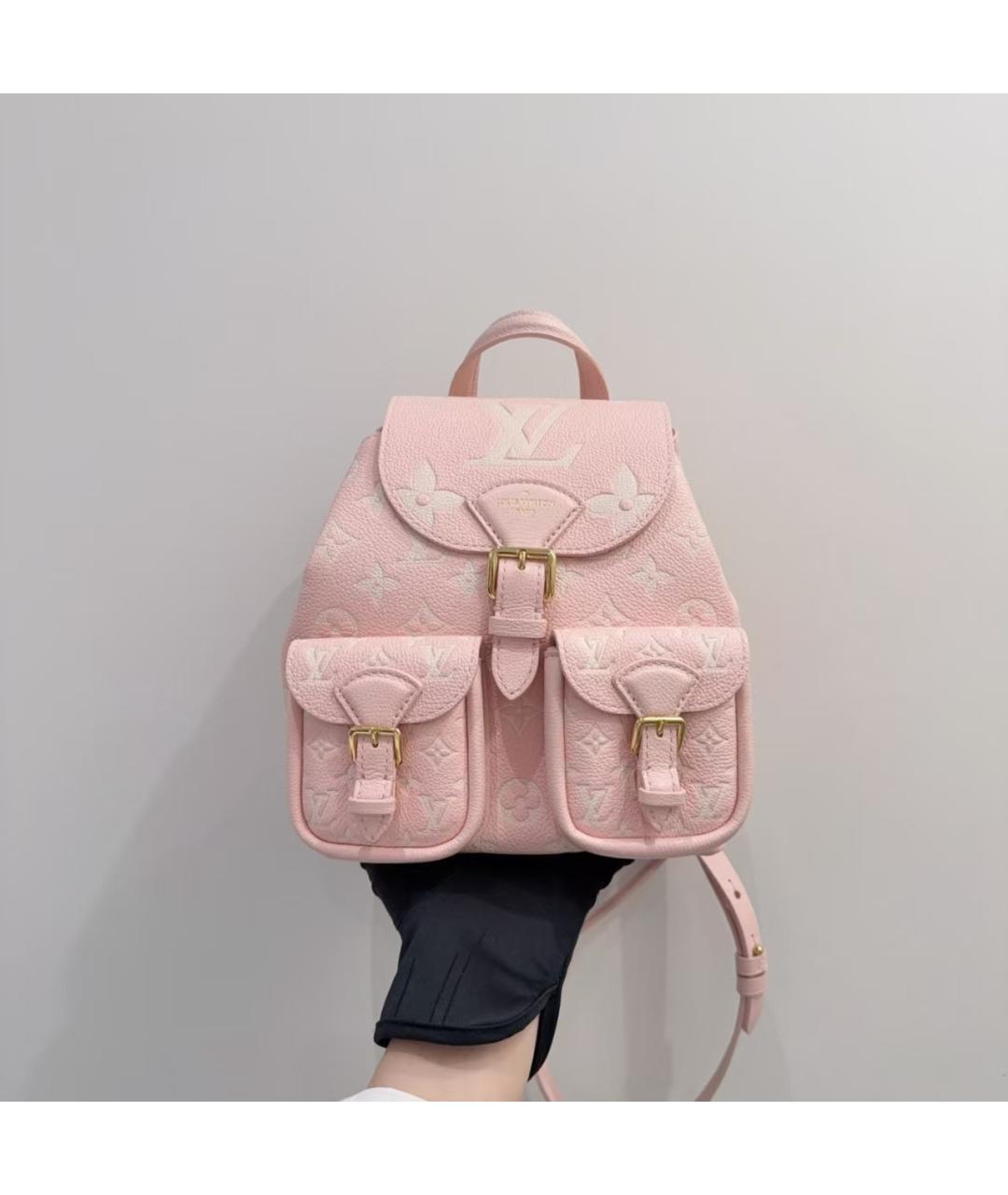 LOUIS VUITTON Розовый рюкзак, фото 5