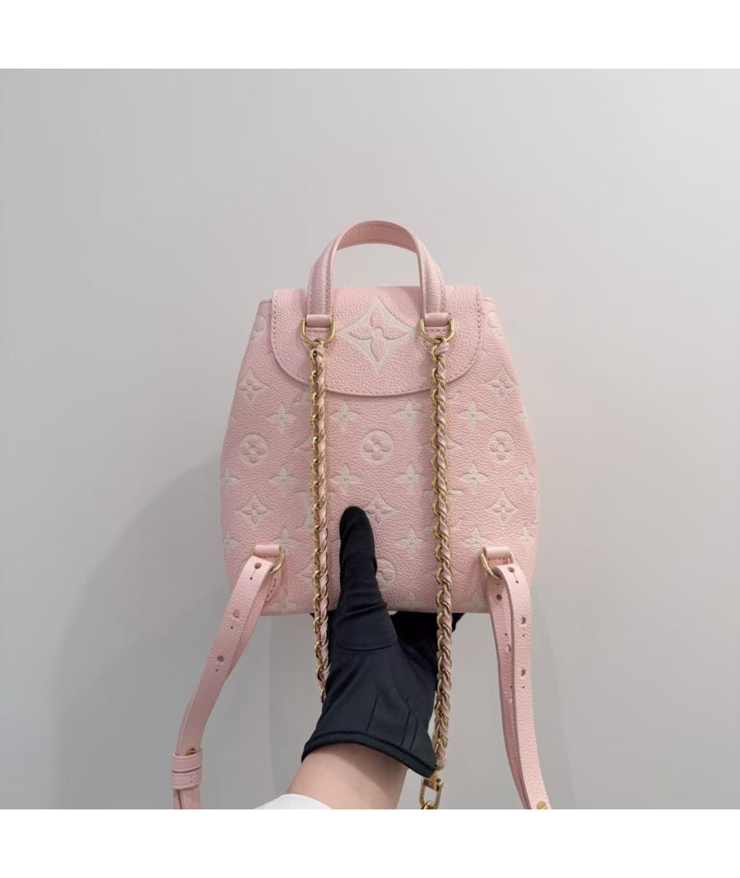 LOUIS VUITTON Розовый рюкзак, фото 2