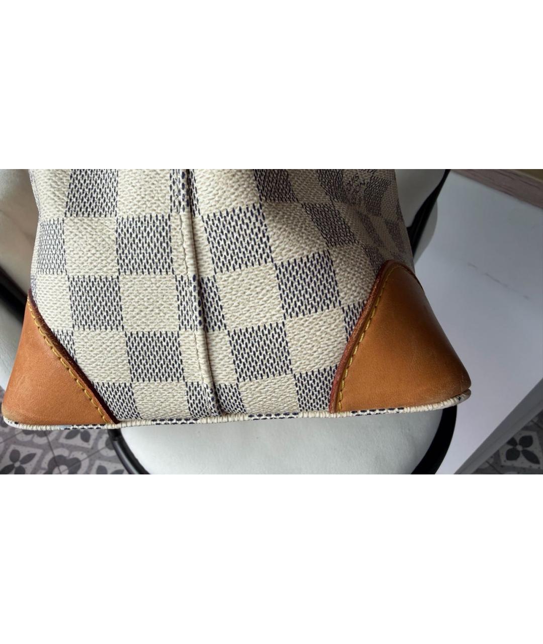LOUIS VUITTON Бежевая сумка тоут из канвы, фото 7