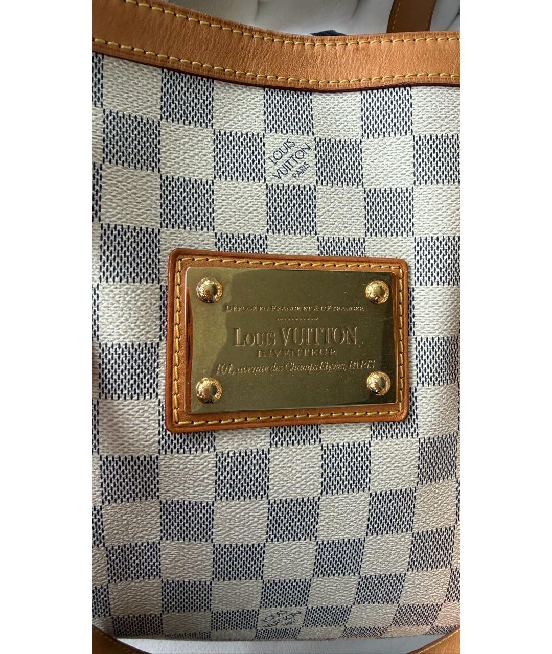 LOUIS VUITTON Бежевая сумка тоут из канвы, фото 5