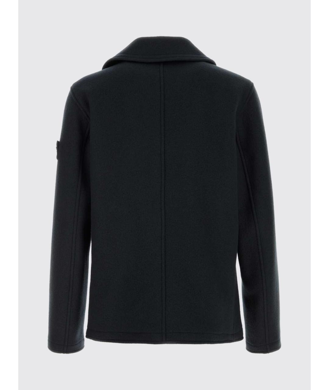 STONE ISLAND Синяя шерстяная куртка, фото 3