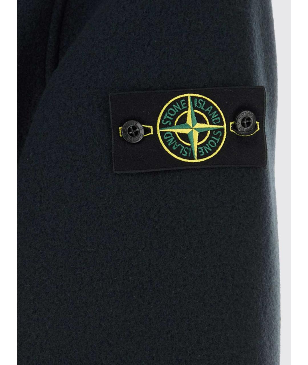 STONE ISLAND Синяя шерстяная куртка, фото 4