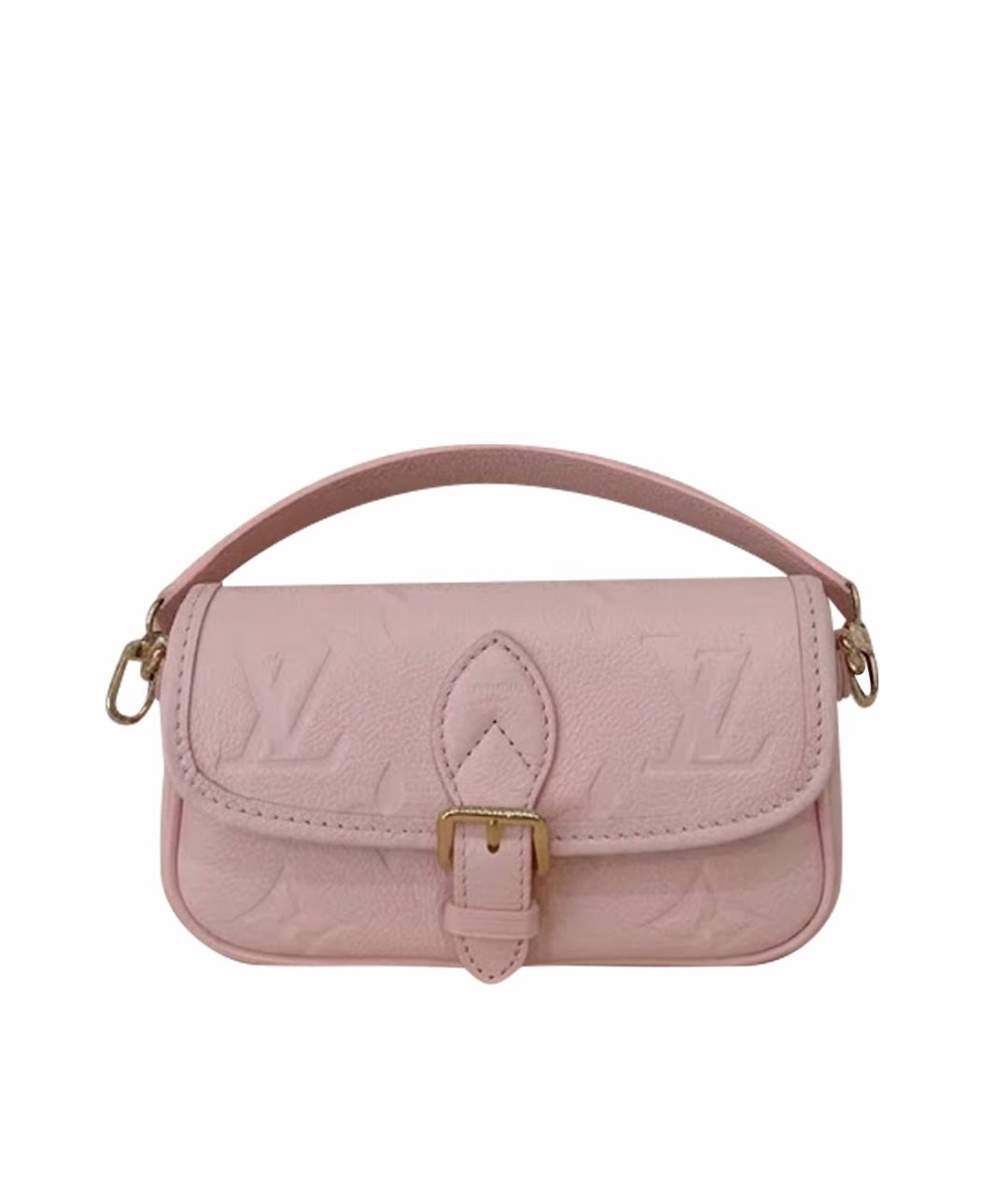 LOUIS VUITTON Розовая кожаная сумка через плечо, фото 1