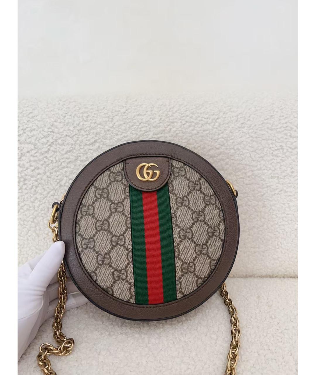 GUCCI Коричневая сумка через плечо, фото 3